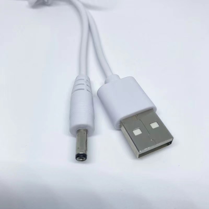 DC3.5 power cord 3.5*1.35 usb to dc DC desk lamp Bluetooth speaker flashlight small wind charging line
