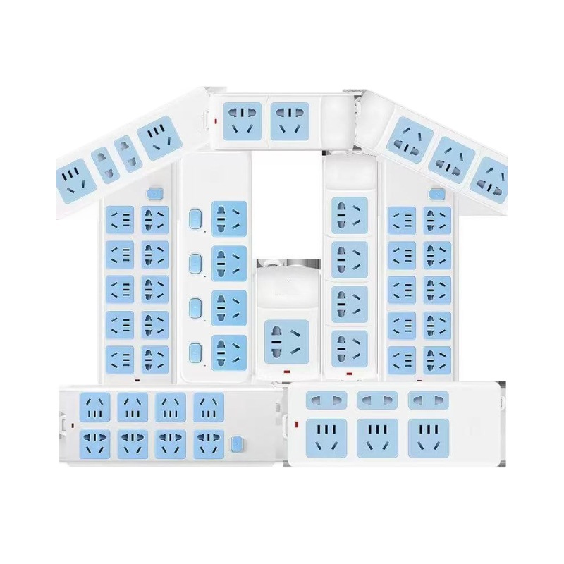 Wireless Official Genuine Socket Plug-In Strip Without Wire Plug-In Board Multi-Functional Porous Household Supermarket Electric Plug-In Board