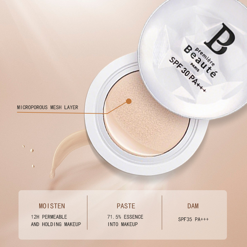 Sunscreen Cushion Foundation Cc Cream Concealer Oil Control Whitening Waterproof Liquid Foundation Bb Cream Brightening Matte Whitening