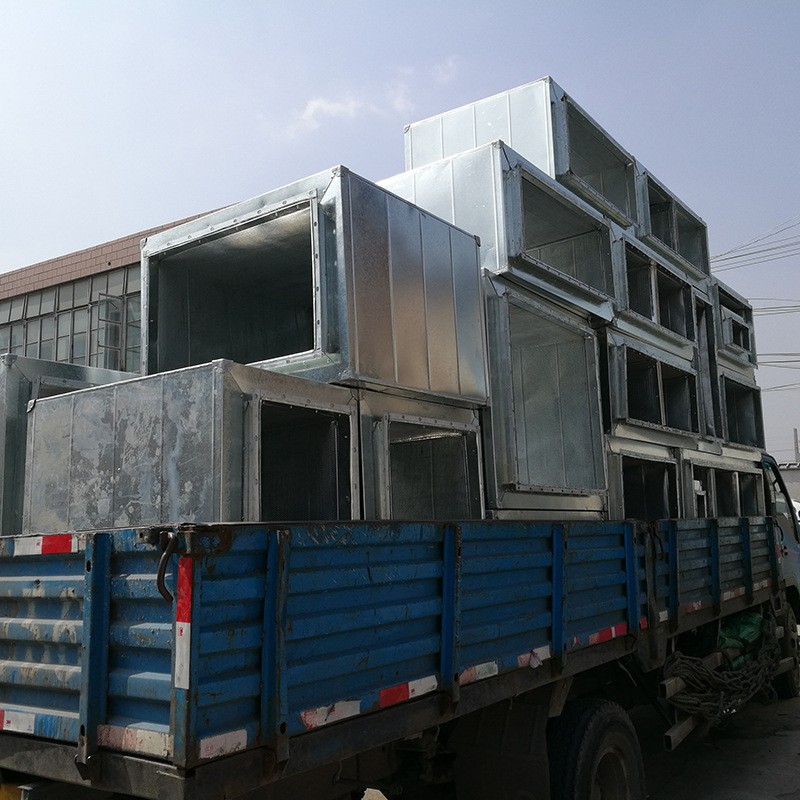 Fan Muffler Noise Reduction Air Conditioning Outlet Round Square Industrial Silencer Duct Resistance Composite Muffler