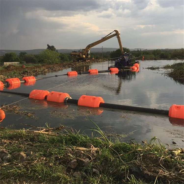 Piping Buoy Blocking Project Sewage Draining Float Water-on-Water Clamp Type River Dredging Dock Offshore Plastic Float
