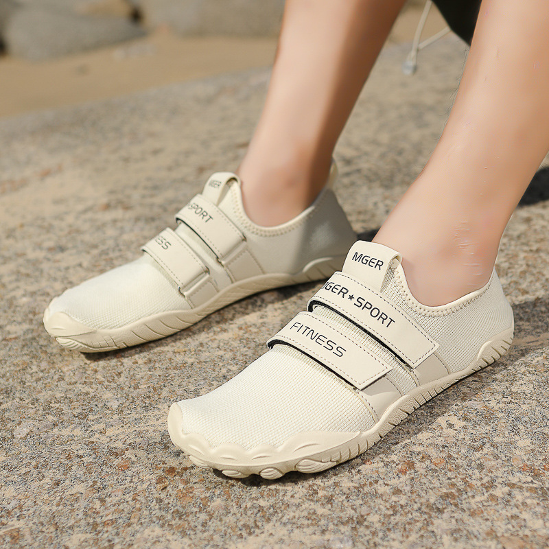 Upstream shoes new flying woven five-finger shoes men's and women's beach swimming wading shoes outdoor hiking hiking shoes can be customized LOGO