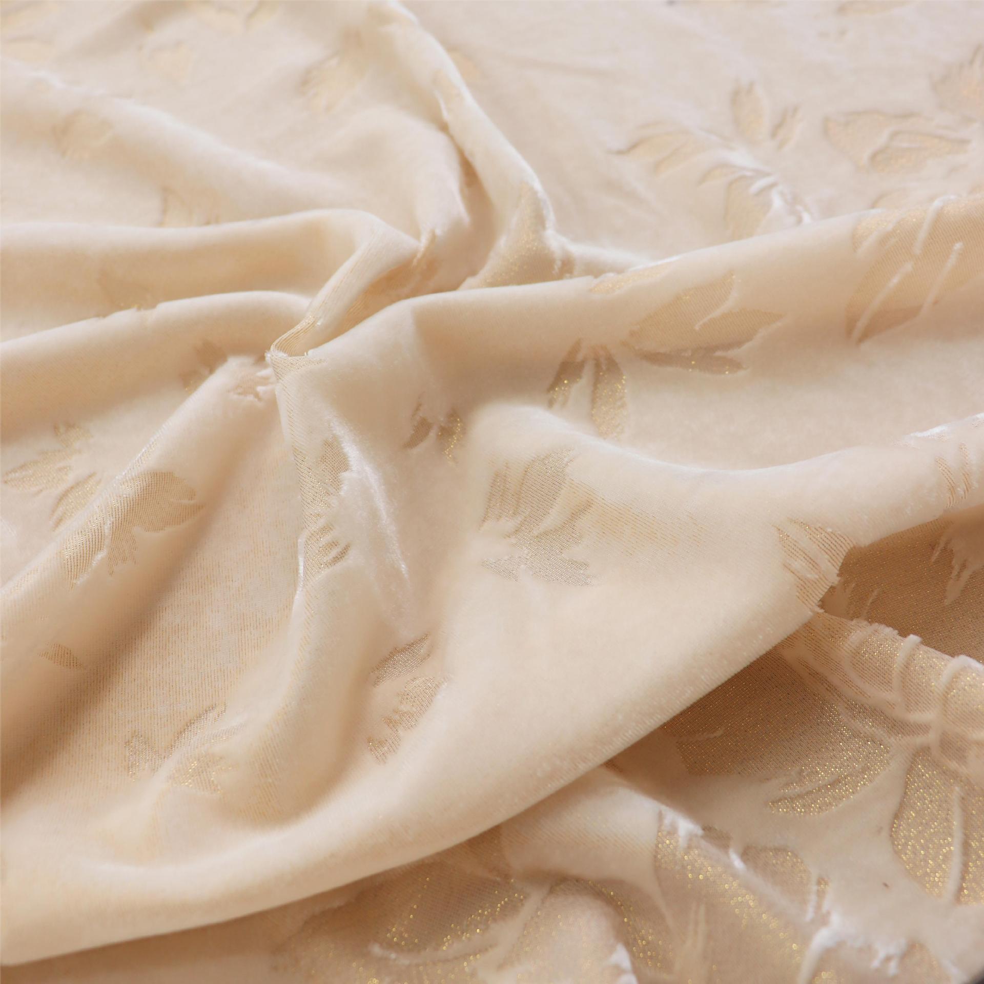 Factory Wholesale 140 Silk Brocade Velvet Fabric for Cheongsam Dresses and Skirt Materials