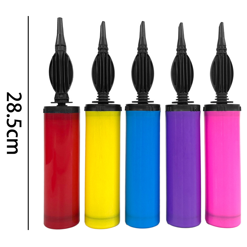 Balloon Hand Push Pump Portable Macaron Color Hand Push Pump Inflation Pump Balloon Inflation Tool