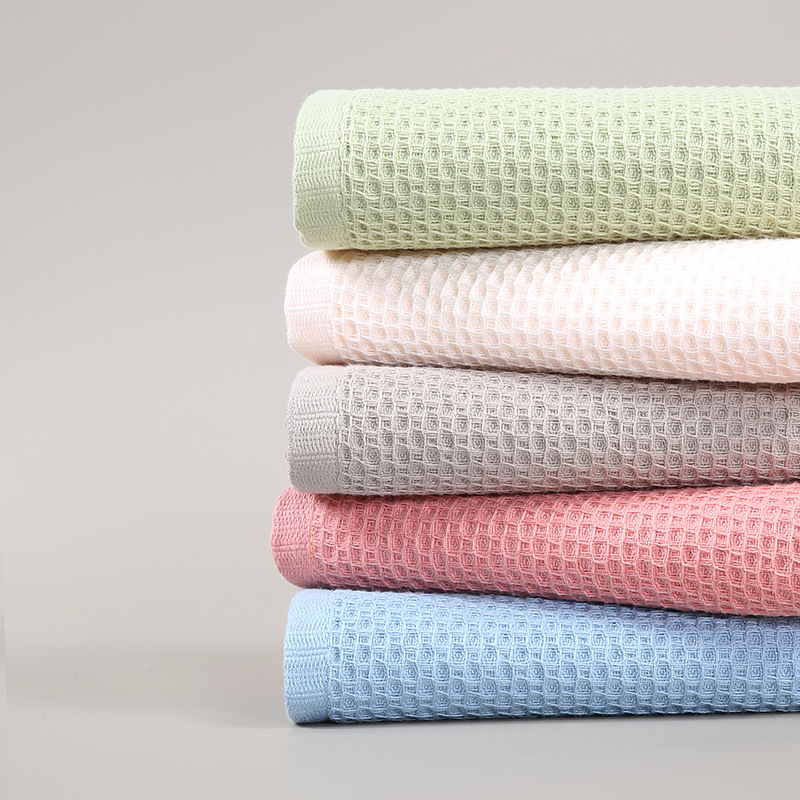 Cotton Class A waffle towel 5A antibacterial cotton honeycomb towel double cross-border wholesale quick-drying