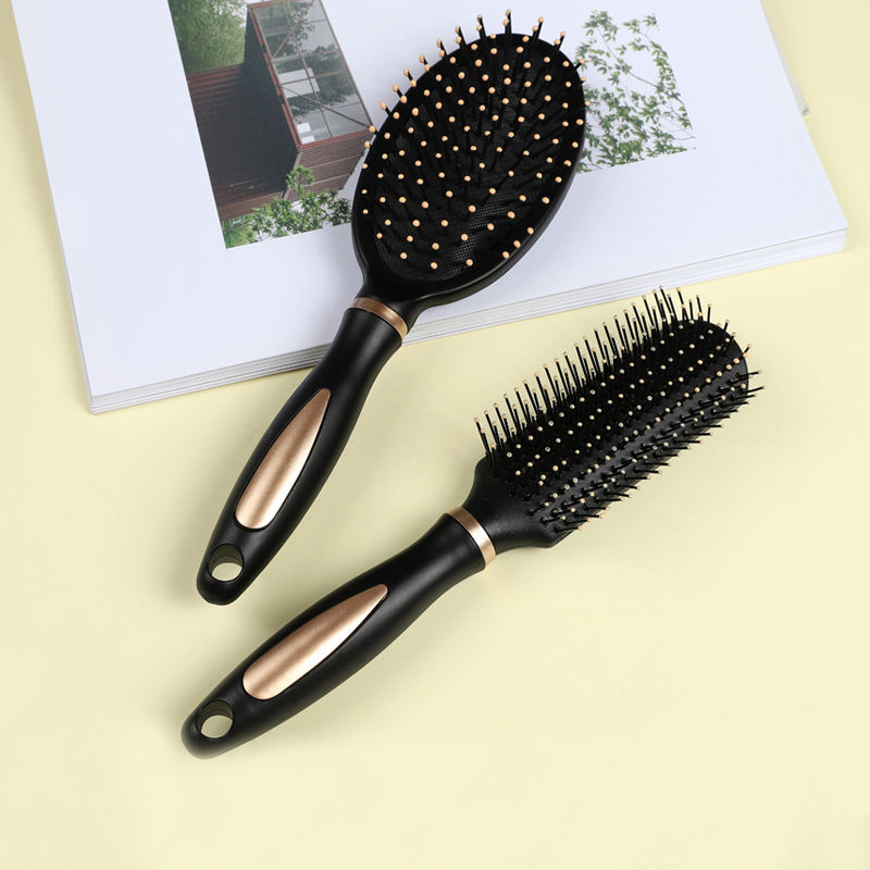 Household curly hair comb wholesale men's and women's air cushion airbag massage comb ribs comb inner buckle styling hair cylinder roll comb