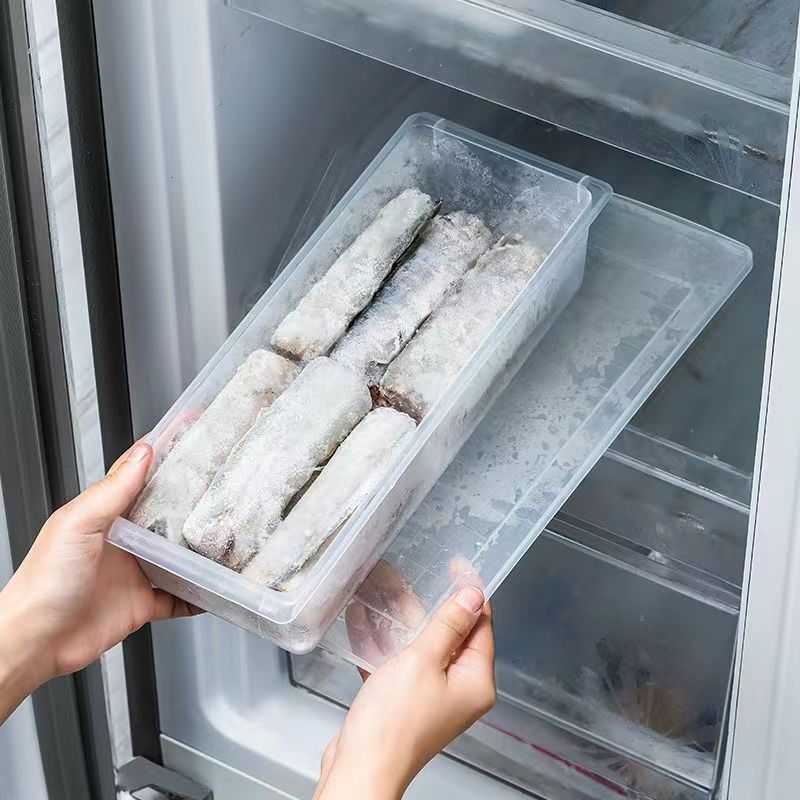 Japanese refrigerator freezer drain preservation box food grade antibacterial sealed anti-flavor fresh fish box
