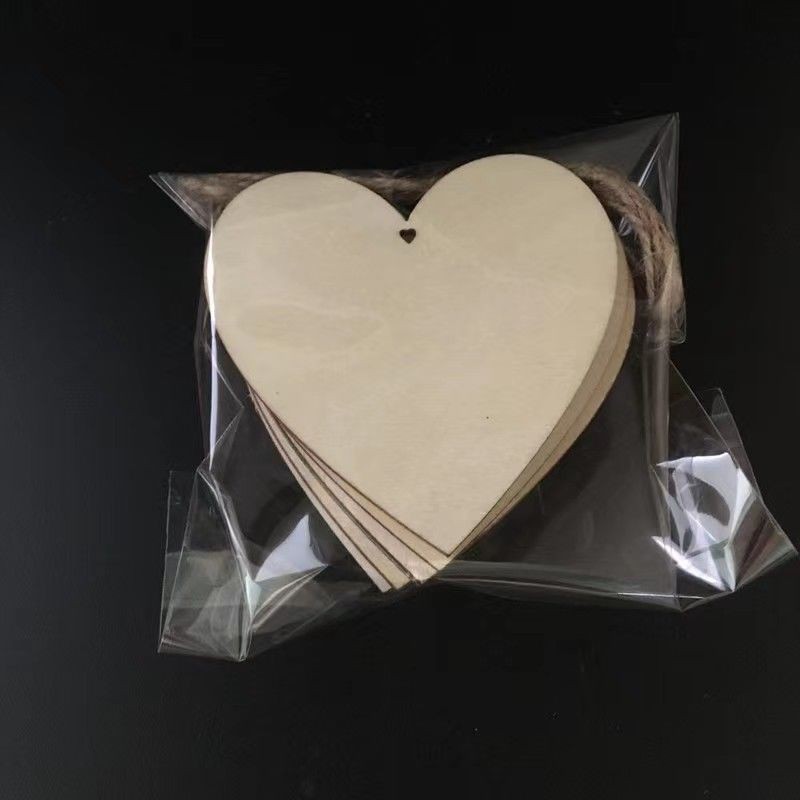 6/8см круглая сердцевидная деревянная молитвенная карточка с пробивкой и перечислением пожелания благословения активность деревянная карточка детский сад