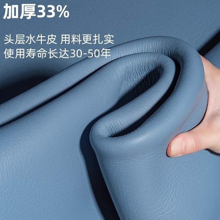 Extra Thick Natural Buffalo Leather Mat Three-Piece Set Authentic Whole Top Pure Cowhide Mattress Soft Mat Factory Straight