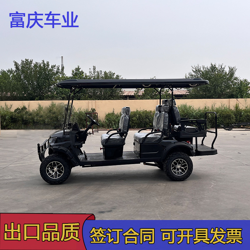 Foreign Trade Export Electric Golf Cart Hotel Scenic Spot Real Estate Reception Cart Tourist Scenic Spot Sightseeing Car