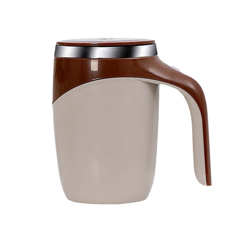 Household 304 Stainless Steel Fully Automatic Stirring Coffee Cup Magnetic Rotating One-Click Stirring Creative Lazy Coffee Cup