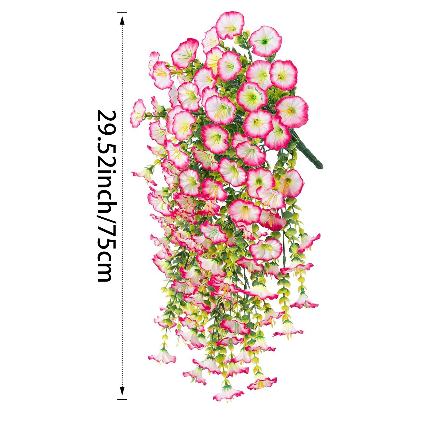 Cross-border Amazon Simulation Flower Eucalyptus Flower Silk Flower Home Wedding Outdoor Courtyard Wall-hung Rattan Fake Flower