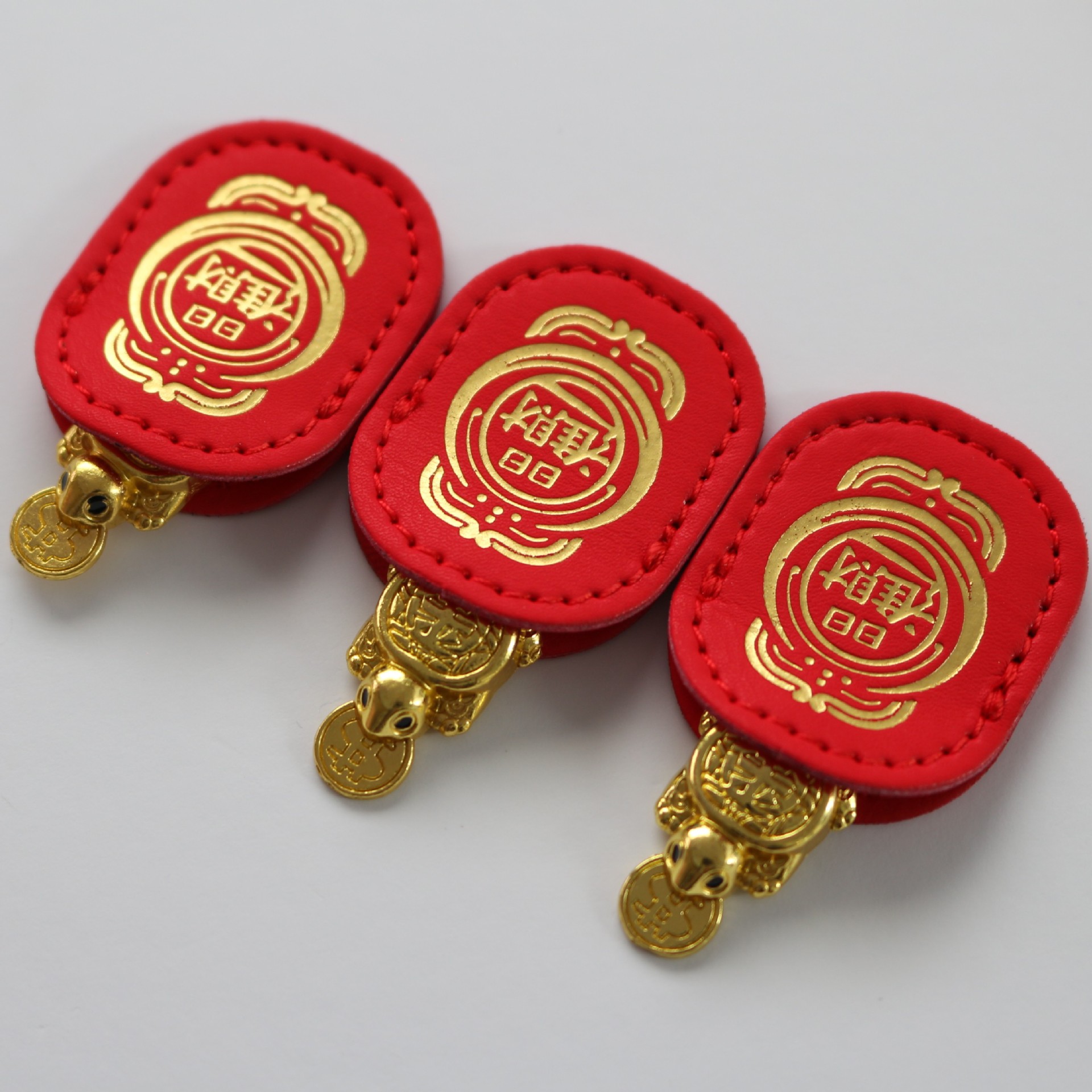 New Daqiao Fengtian Palace Money-Biting Turtle Wallet Money Turtle Small Golden Turtle Auspicious Ornament Leather Item Amulet for Good Luck