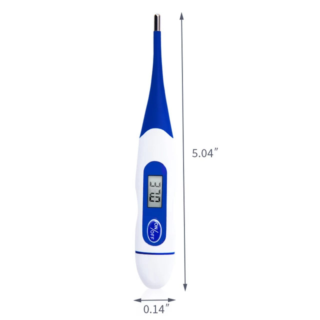 Electronic thermometer export cross-border FDA 510K certification oral underarm rectal soft head thermometer factory wholesale