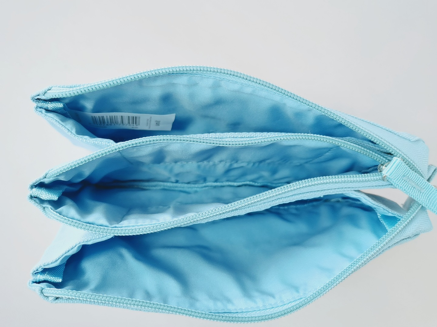 Casual Solid Color Pencil Case Large Capacity Pencil Bag