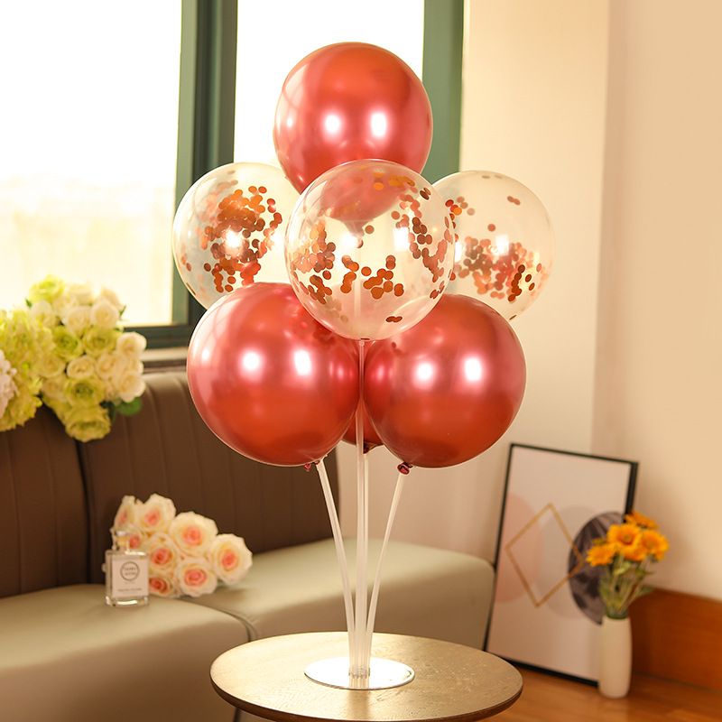 Balloon Stand Table Column Floating on the Ground First Birthday Party Scene Decoration Arrangement Engagement Wedding Wedding Room Support Rod
