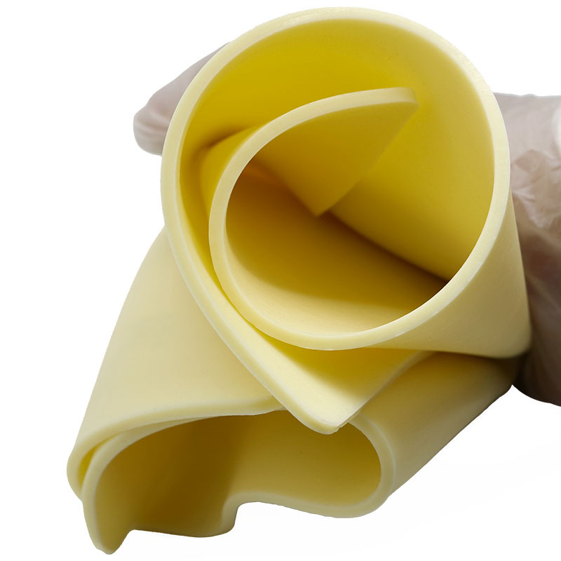 Silicone tattoo practice leather 20*30*0.3cm double-sided tattoo practice simulation blank yellow thickened practice leather