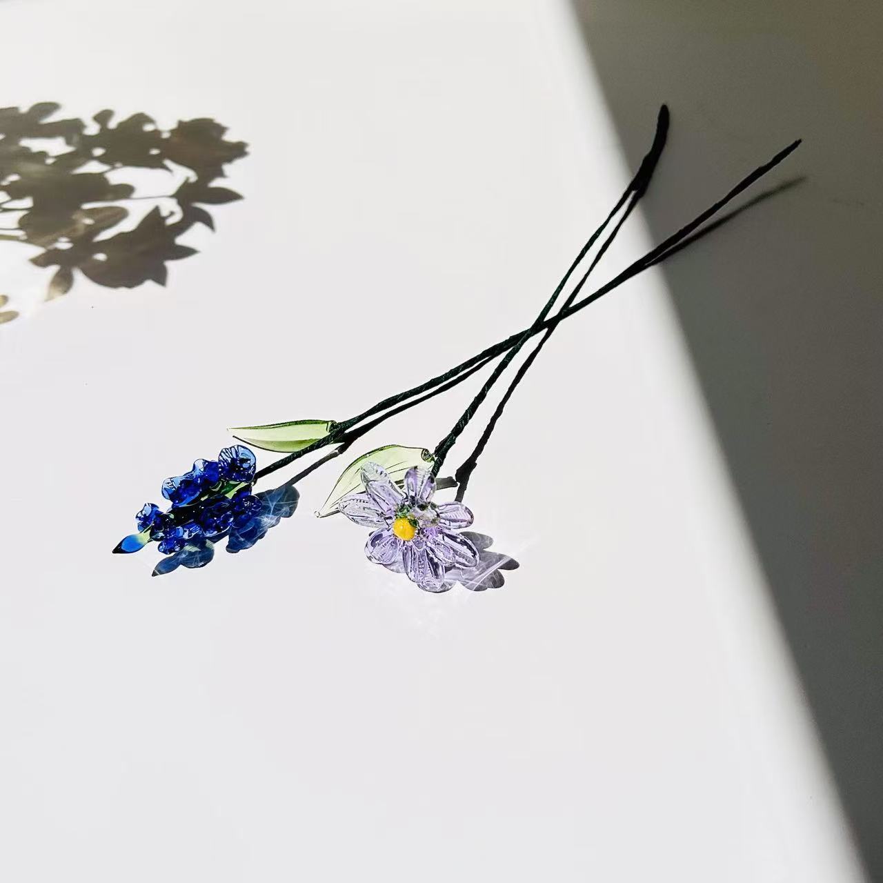 Zibo Glazed Handmade Birth Flower Iron Wire Simulation Desktop Ornament Vase French Retro Home Decoration Wholesale