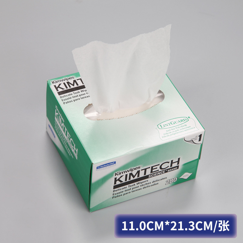 Wholesale Kimberly low dust wipe paper 34155 industrial paper dust-free paper precision instrument cleaning 0131 small green box