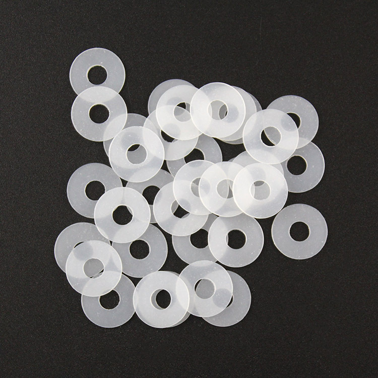 Wholesale White Transparent Pe Gasket Round Frosted Insulating Plastic Gasket Waterproof Seal Pe High Temperature Resistant