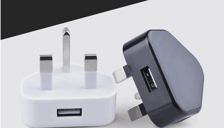 Factory British Standard Charger Hong Kong Version Adapter Triangle Three-Pin British Hong Kong USB Charging Head 1A Smartphone