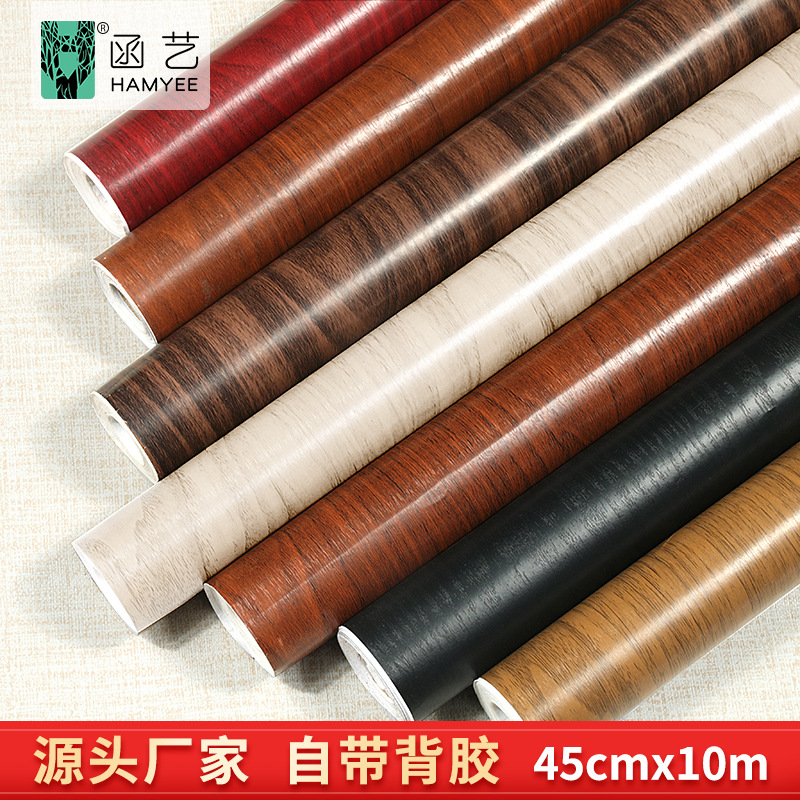 Самоклеящиеся водонепроницаемые наклейки под древесину для мебели