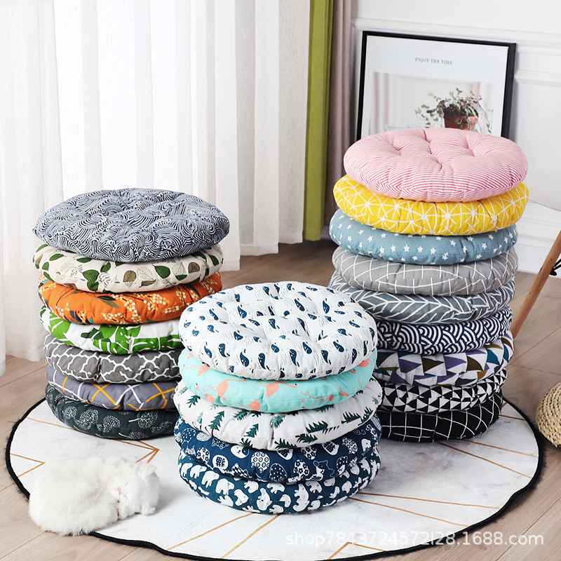 Круглая утолщенная подушка для стула, офисная подушка, подушка для студентов, подушка для татами
