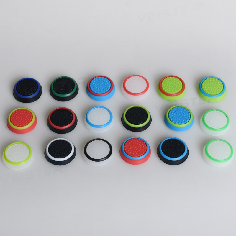 Кнопка Rocker Cap для PS4 PS3 PS5 XBOXONE Грибовидная двухцветная силиконовая ручка