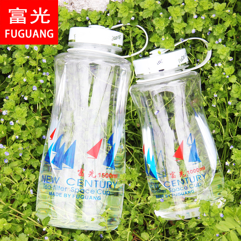 Утолщенный большой пластиковый стакан, портативный, с фильтром