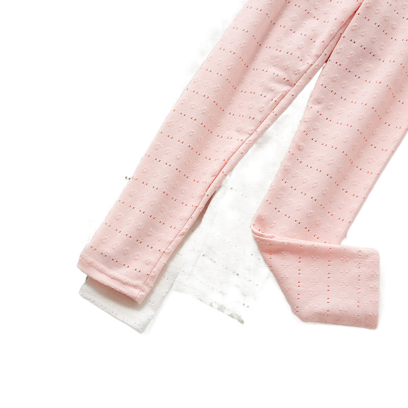 Girls' Summer Thin Cotton Leggings, Suitable for Wearing Outside, Candy-Colored Mosquito Pants for Older Children, Breathable Summer Style