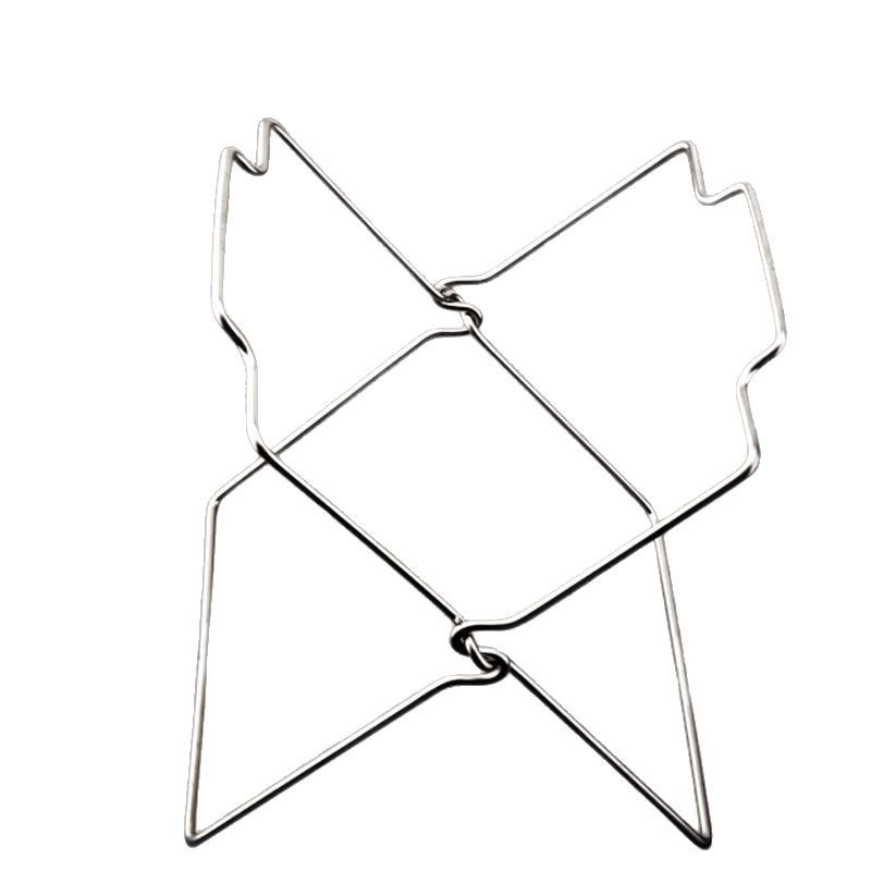 Stainless Steel Kitchen Folding Garbage Bag Stand Floor Large Garbage Bag Stand Multi-functional Home Storage Stand