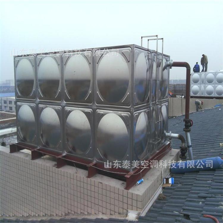 Large-Capacity Square Fire-Fighting Stainless Steel Water Tank Combined Engineering Welding Box Insulation Thickened Stainless Steel Water Tank