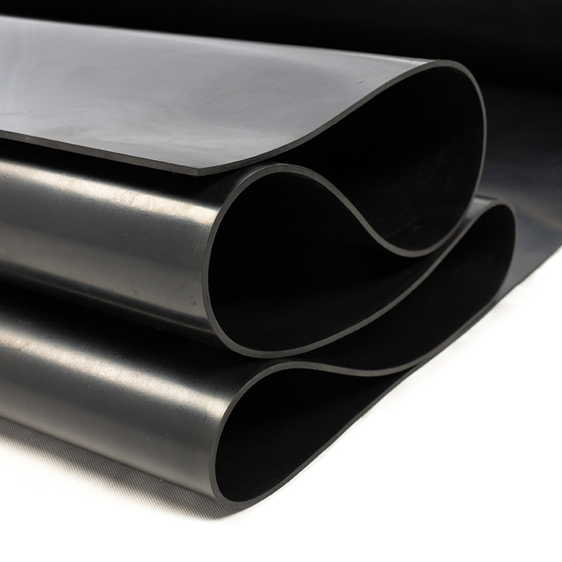 Manufacturer's Power Distribution Room Thickeneded Black Insulating Rubber Mat Ternary Rubber Plate High Voltage Oil-Resistant Anti-Slip Shock-Absorbing Rubber Industry