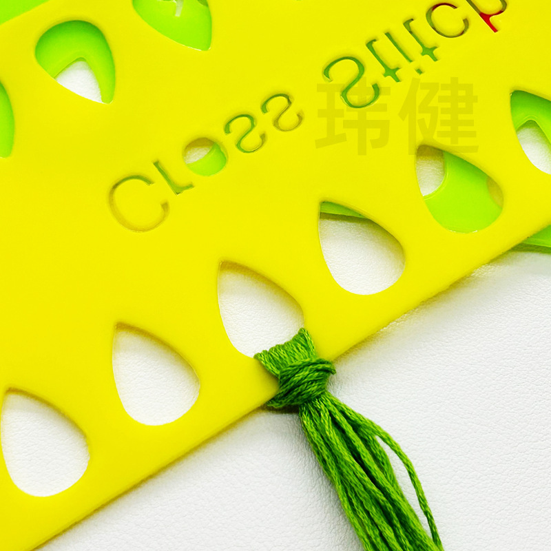 New Chinoiserie Cross Stitch Winding Board Plastic Large Colorful Winding Winder DIY Hand Winding Water Drop Winding Tool