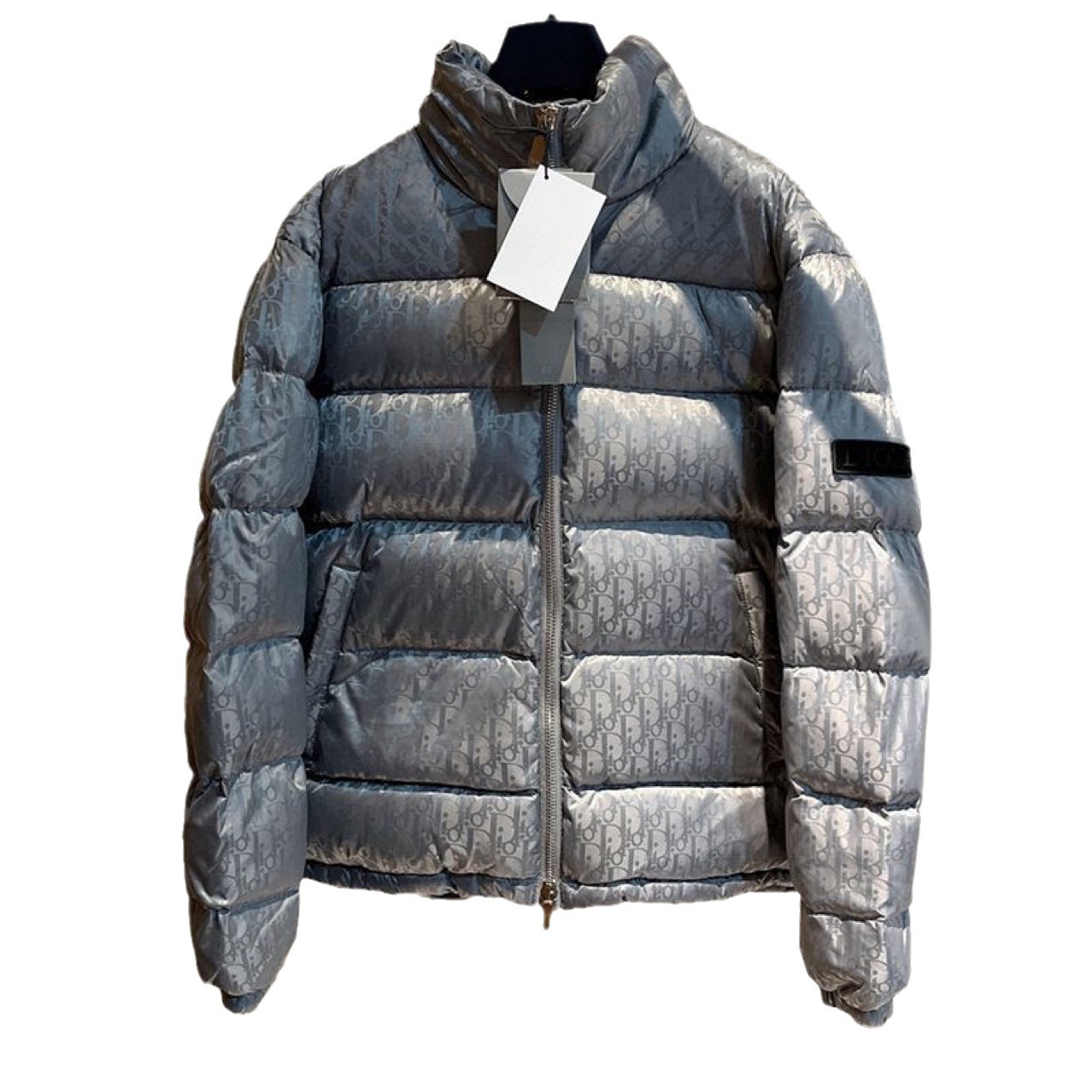 2023 Winter new fashion trendy men's down jacket European stand collar white duck down bread jacket down jacket