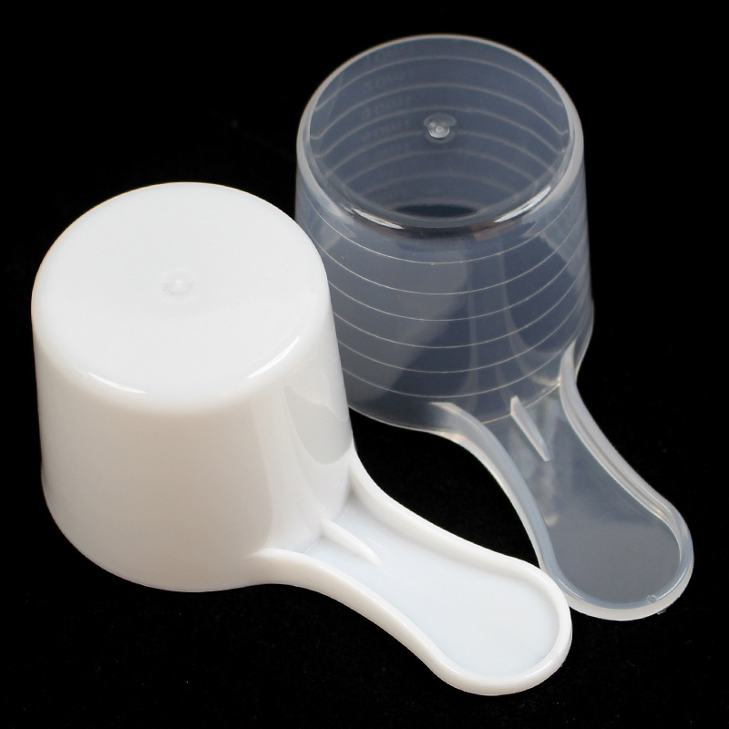 Plastic Measuring Spoon Wholesale 35g Measuring Spoon Flats Bottom Scale 70ml Milliliter Particle Measuring Spoon Powder Spoon