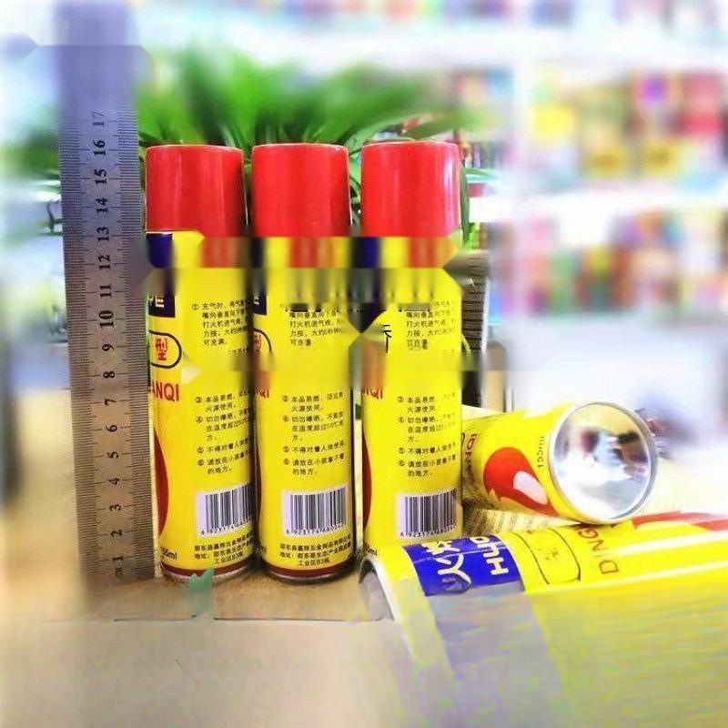 Lighter Refill Gas Refill Liquid Large and Small Bottles Universal Windproof Direct Injection Lighter Gas Butane Gas Height