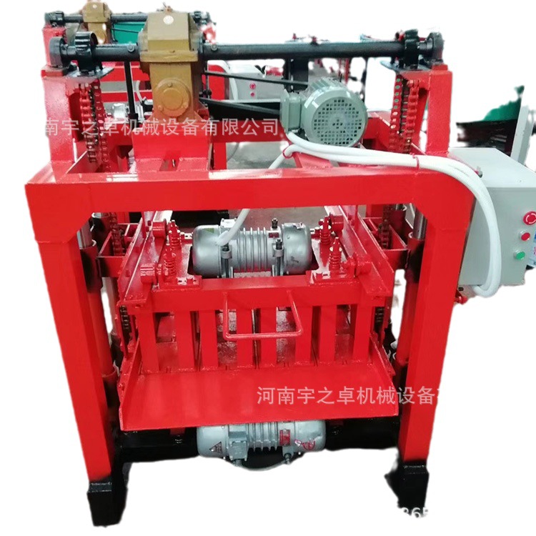 Full-automatic porous non-burning cement brick making machine concrete hollow aerated block static press hollow hydraulic brick making machine