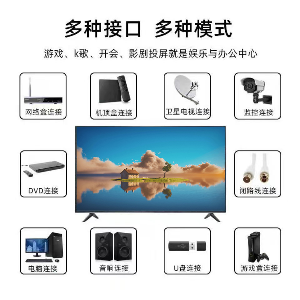 Webos System Tv Export 4K100-Inch 85/75/65/55/ 43inch Tv 32Led High-Definition