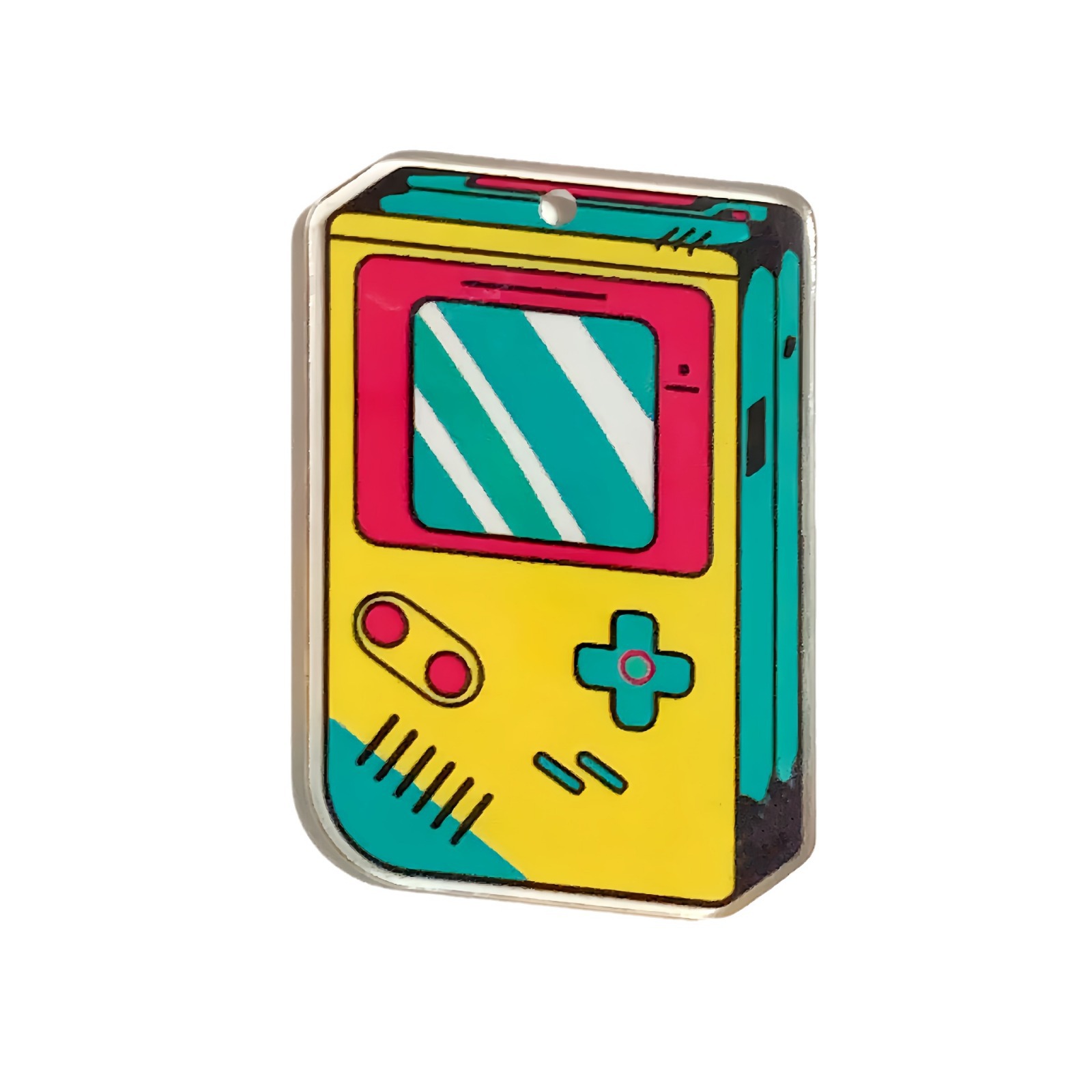 Cross-border Live Selling Tape Record Keychain Pendant DIY Earrings Crafts Pendant Jewelry Accessories Wholesale