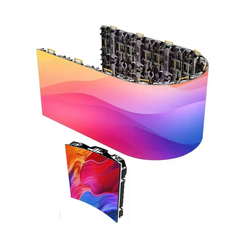 Rental P3.91Led Display Seamless Splicing Curved Stage Background Large Screen Outdoor New Universal Waterproof