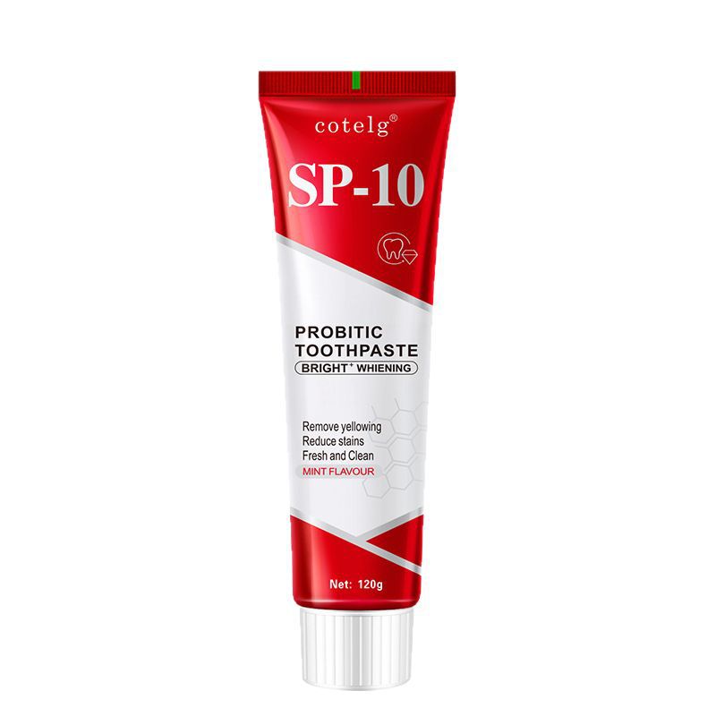 Cross-Border Sp10 Toothpaste Probiotics Stain Removal Oral Bacteria Power 120g English Version Export Export Spot