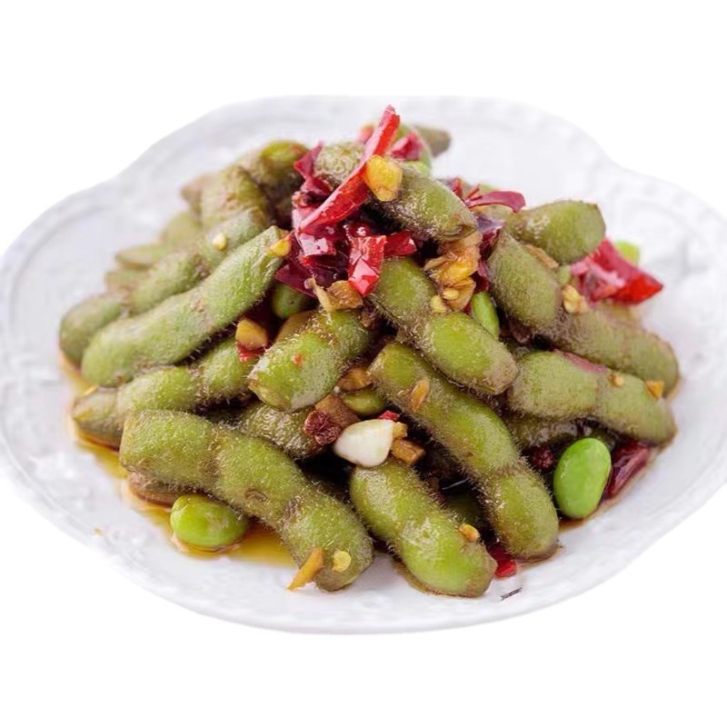 Edamame Fresh Edamame Vegetables Branch Beans Edamame Green Beans Barbecue Cooking Catering Ingredients 500g Commercial