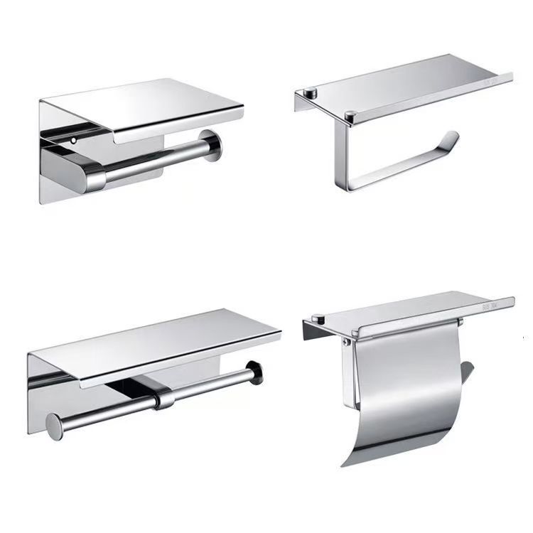 Cross-Border Commercial Bathroom Simple Tissue Box Wall-Mounted Toilet Paper Holder Waterproof Toilet Paper Toilet Roll Holder