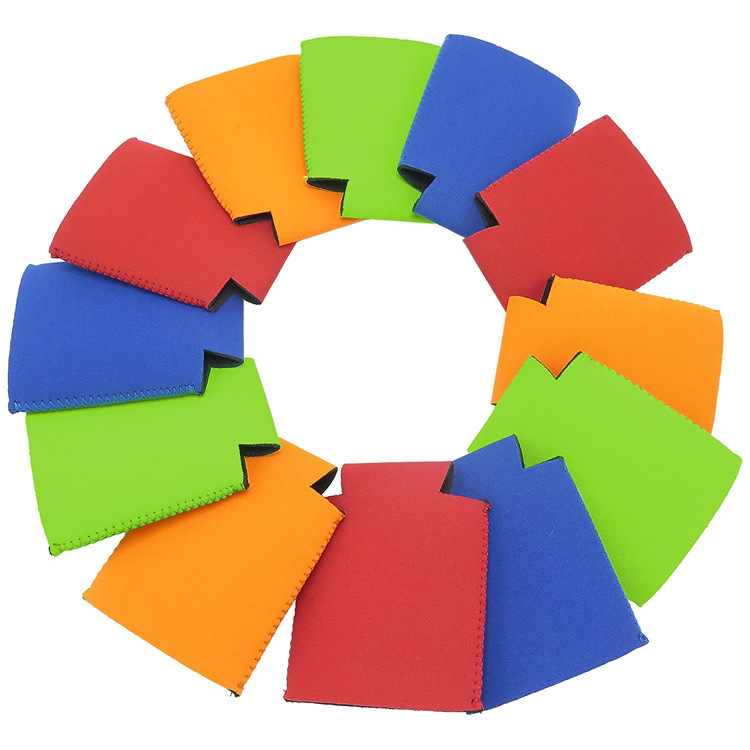 Diving Material Cup Sleeve 12oz with Bottom, Cola Sleeve, Neoprene Protective Sleeve, Foam Beer Bottle Can Sleeve