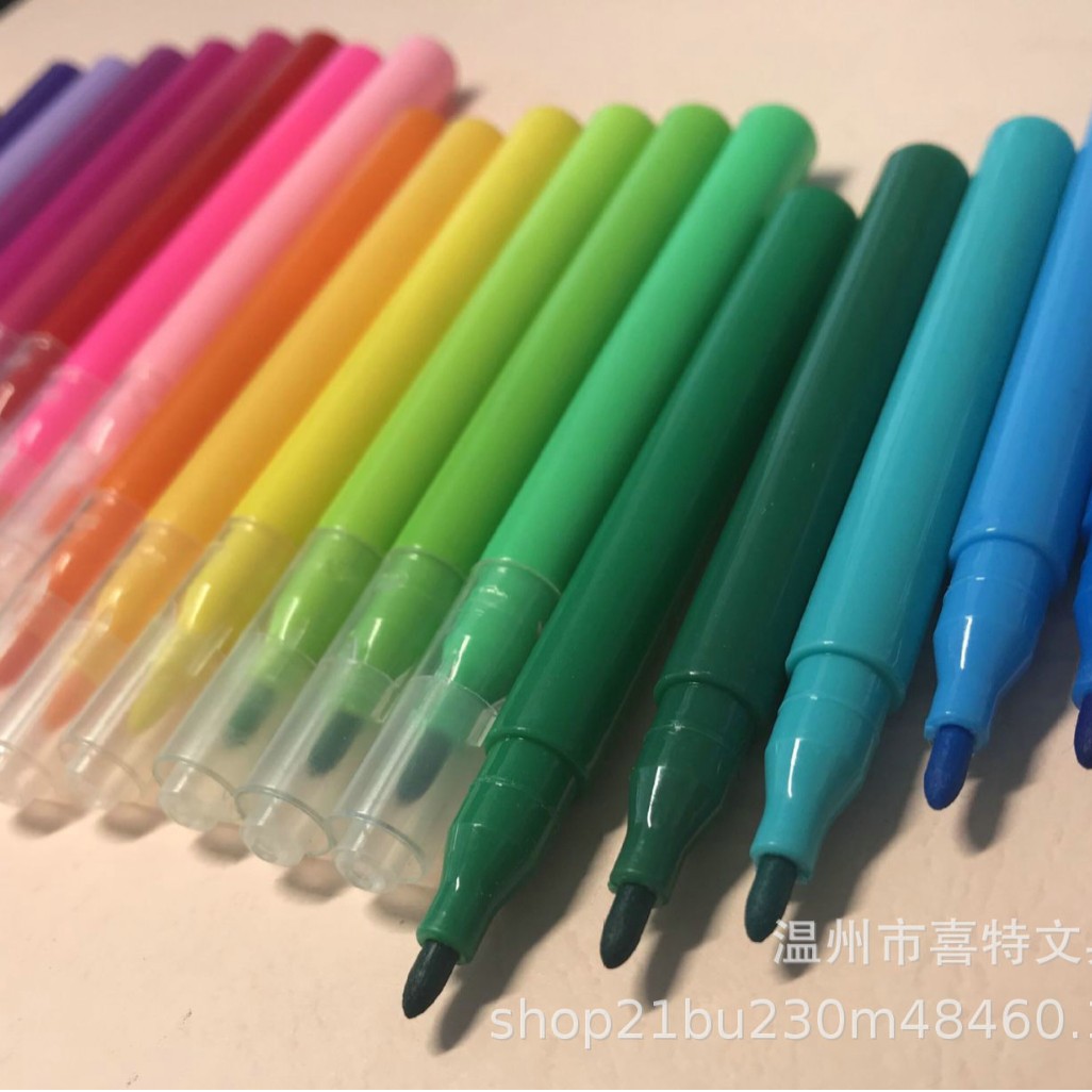 Manufacturer Washable Kidsren's Small Paintbrush Colorful Pen 201 Mini Watercolorful Pen Bulk Set Multi-Colorful Optional Customization