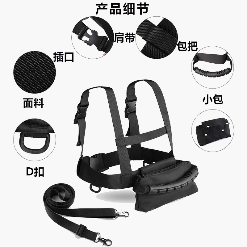 Пояс для обучения лыжам балансировки вспомогательный ремень для скейтборда анти-падение трос outdoor тренировочный пояс