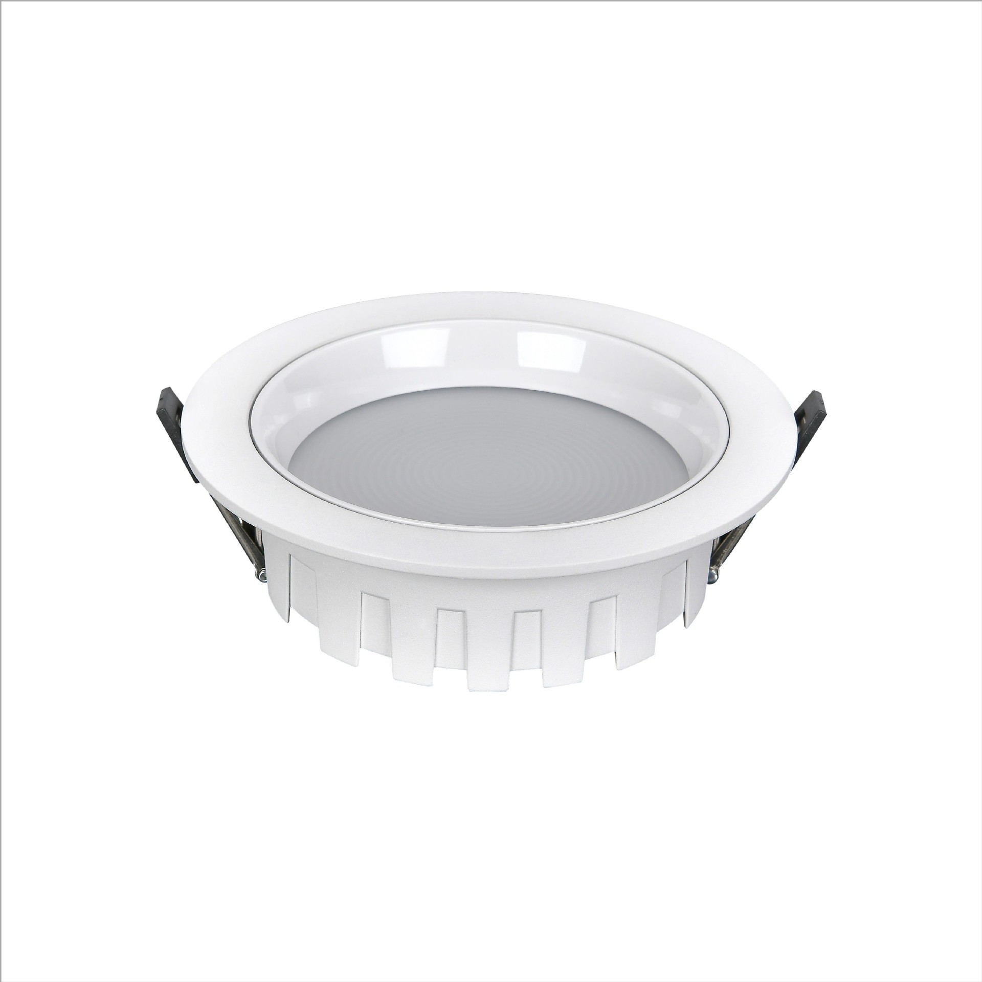 Aluminum led Ultra-thin Deep Cup Anti-glare Downlight Embedded Corridor Entrance Low Ceiling Downlight Hotel Engineering Commercial