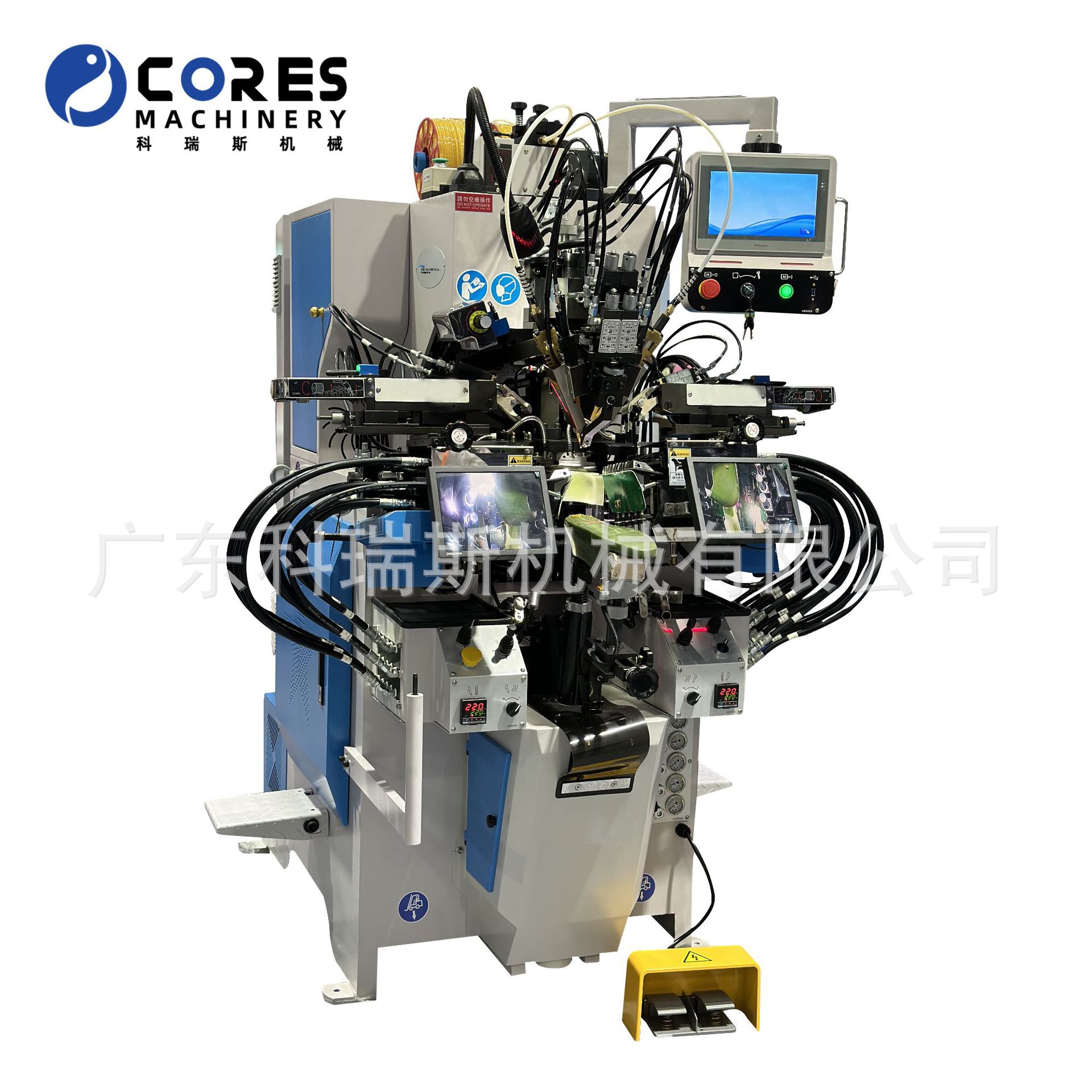 Factory Direct Supply, Servo Control and Visualization All-In-One Machine, Classy Mid-Back Upper Glue Pressing Machine