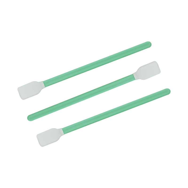 Ultra-fine dust-free cloth large flat head purification cotton swab anti-static non-chip lens display circuit board wiping stick